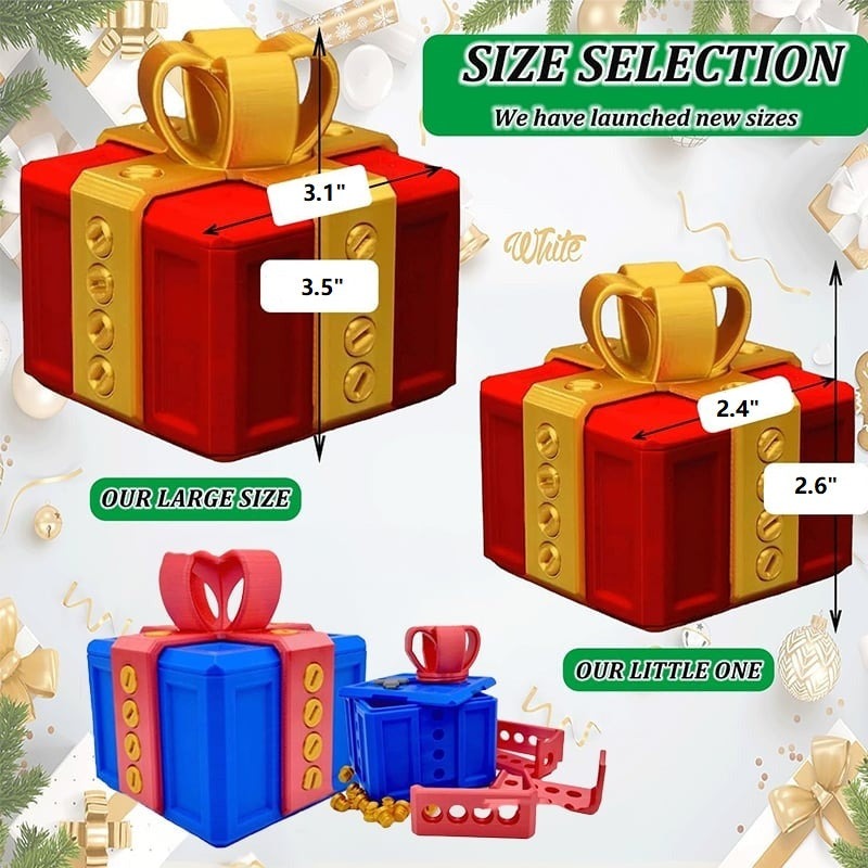 GiftBox™ – 3D Printed Puzzle Box for Funny Gift Giving