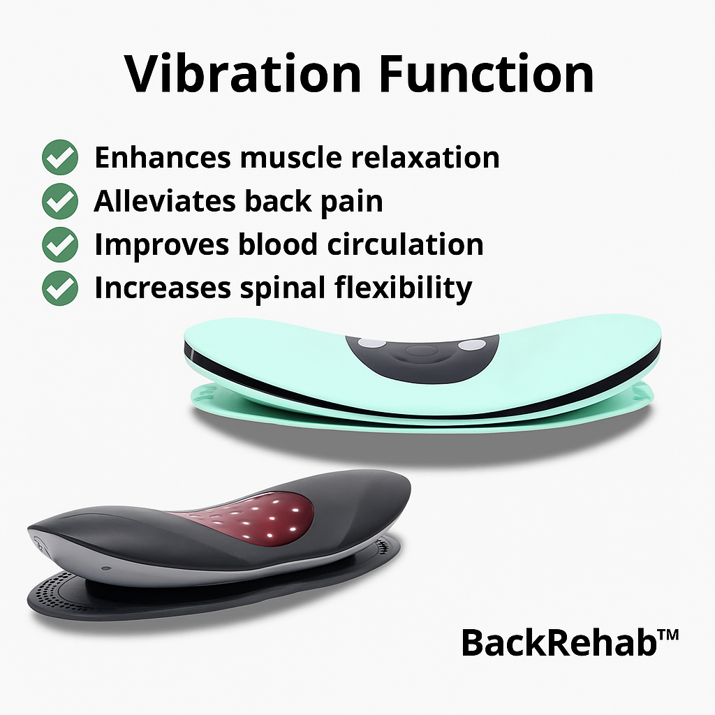 SpineGlide™ - Adjustable Back Stretcher & Support Device