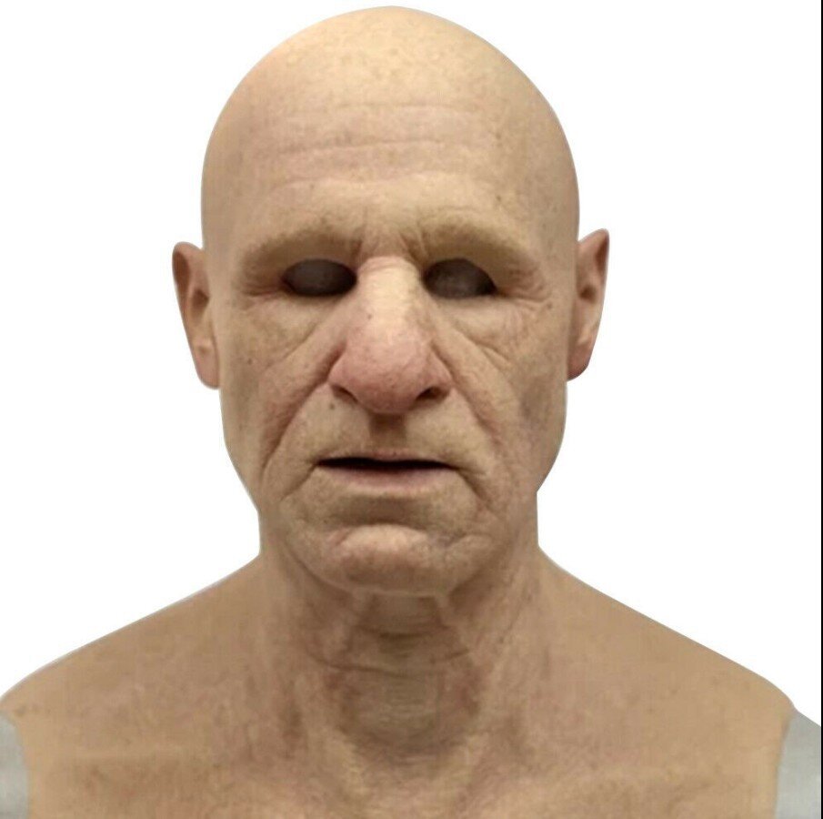 ElderMorph™ - Old Man Full Head Mask