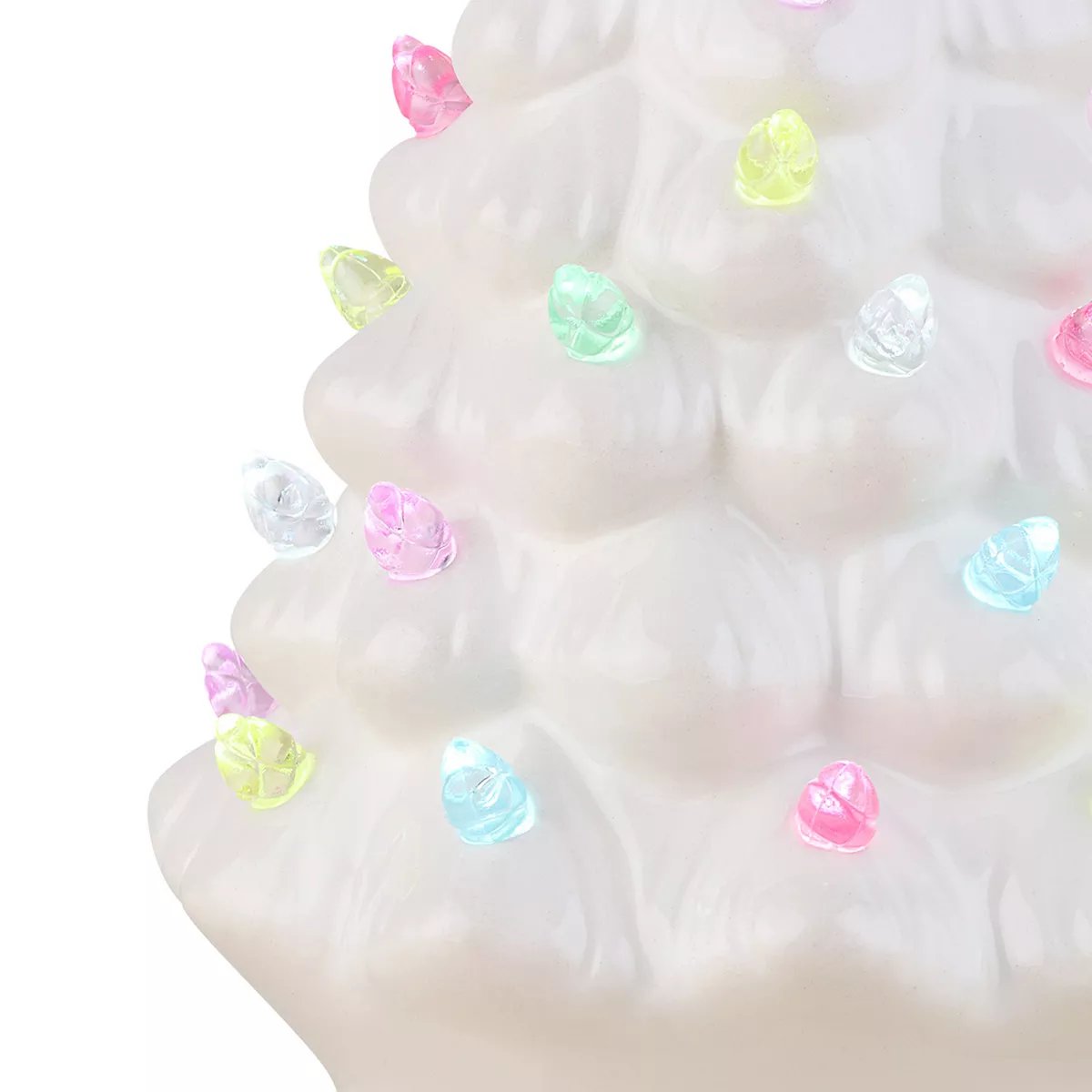 BunnyBright™ – Ceramic Bunny Christmas Tree with Colorful LED Lights