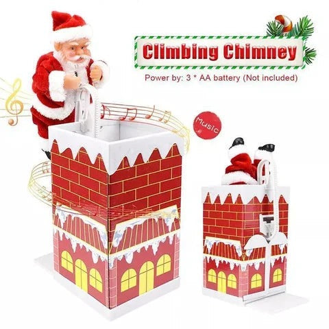 ClimbMagic™ – Climbing Santa with Ladder & Music