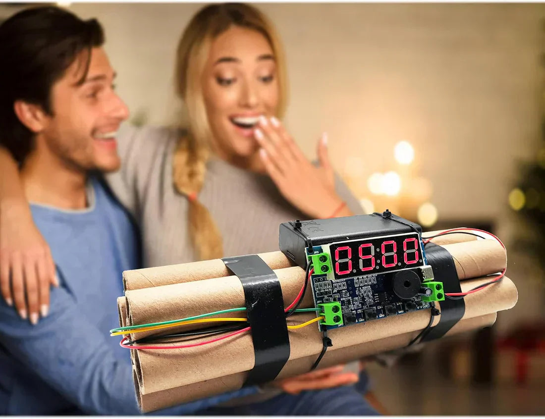 BlastTime™ – Realistic Dynamite Alarm Clock That Turns Time Into a Statement