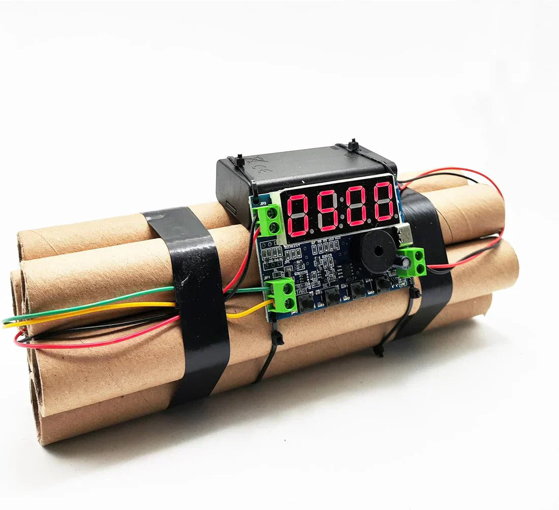 BlastTime™ – Realistic Dynamite Alarm Clock That Turns Time Into a Statement