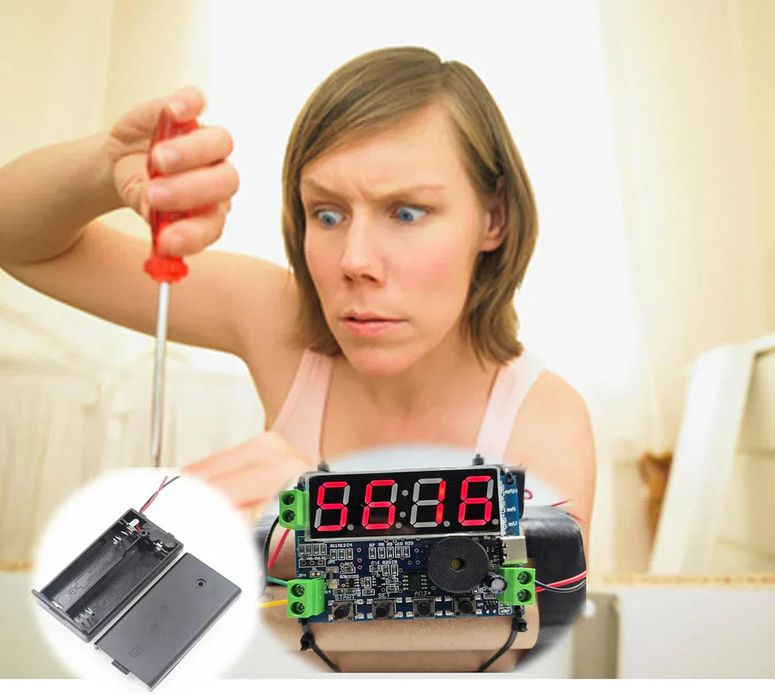 BlastTime™ – Realistic Dynamite Alarm Clock That Turns Time Into a Statement