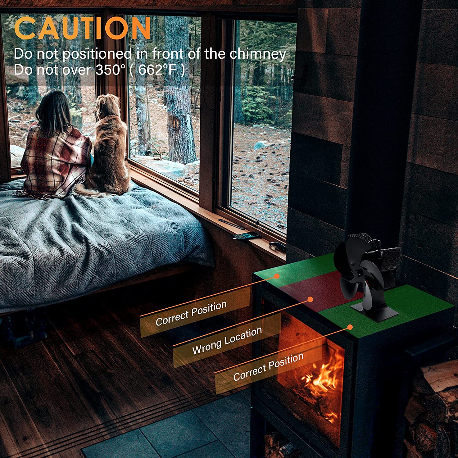 EcoFan™ - Heat-powered fan