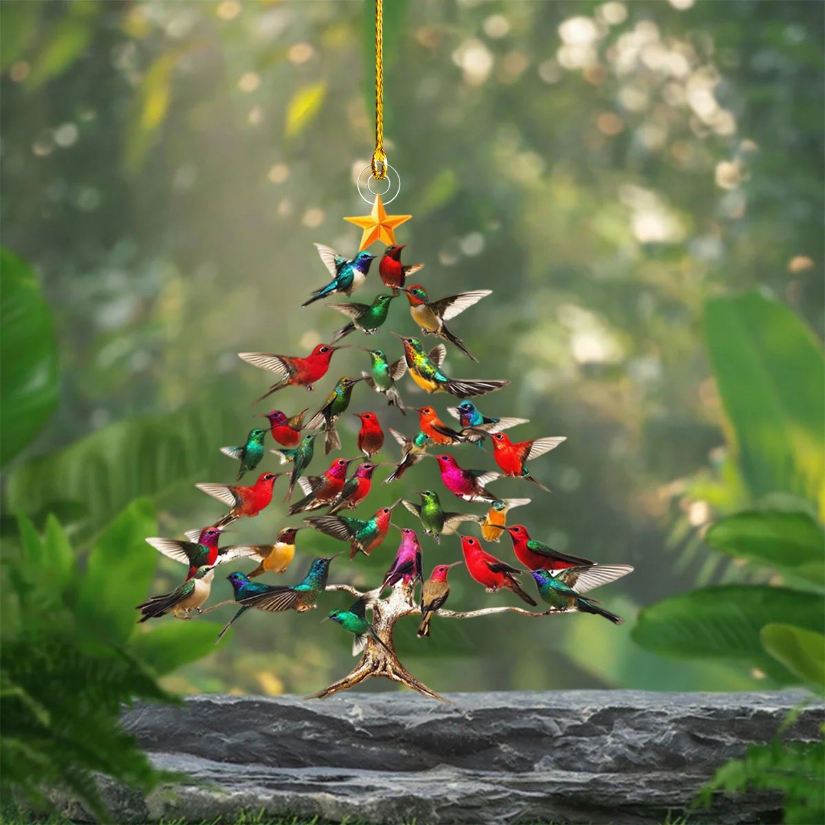 LumiWings™ - Elegant hummingbird ornament