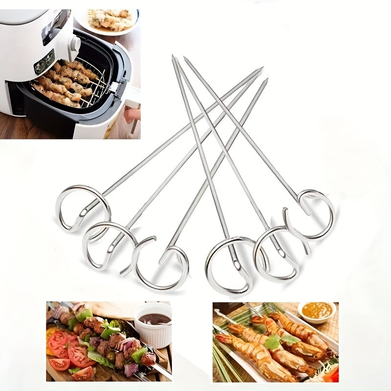 5+5 FREE | CrispSpire™ - Perfect Skewers for Juicy, Evenly Air-Fried Meals