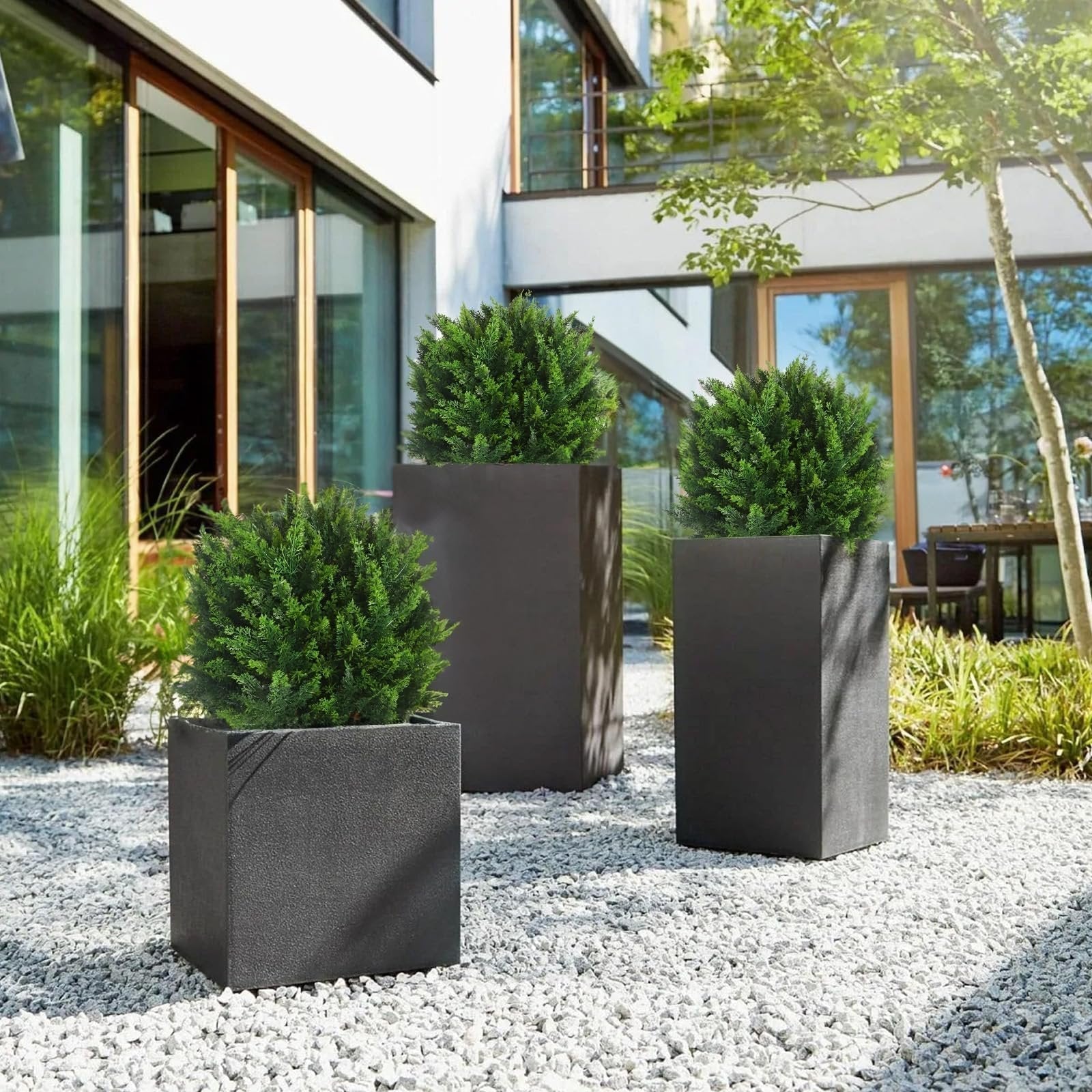 EverLush™ – Add Instant Elegance with Artificial Cedar Topiaries