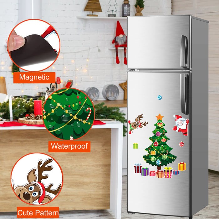 MerryMag™ – Christmas Magnetic Stickers Designed to Turn Your Fridge into a Festive Wonderland