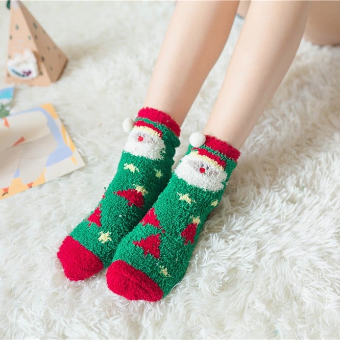CozyClaus™ – Ultra-Soft Christmas Socks That Warm Hearts & Toes
