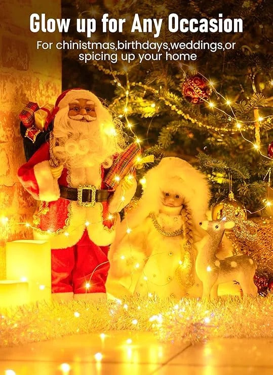 FireflyGlow™ – LED String Lights with Remote Control & Multiple Twinkle Modes