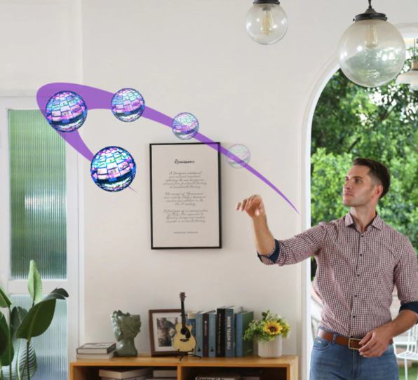 SuperNova™ - Light-Up LED Boomerang Ball for Indoor & Outdoor Play