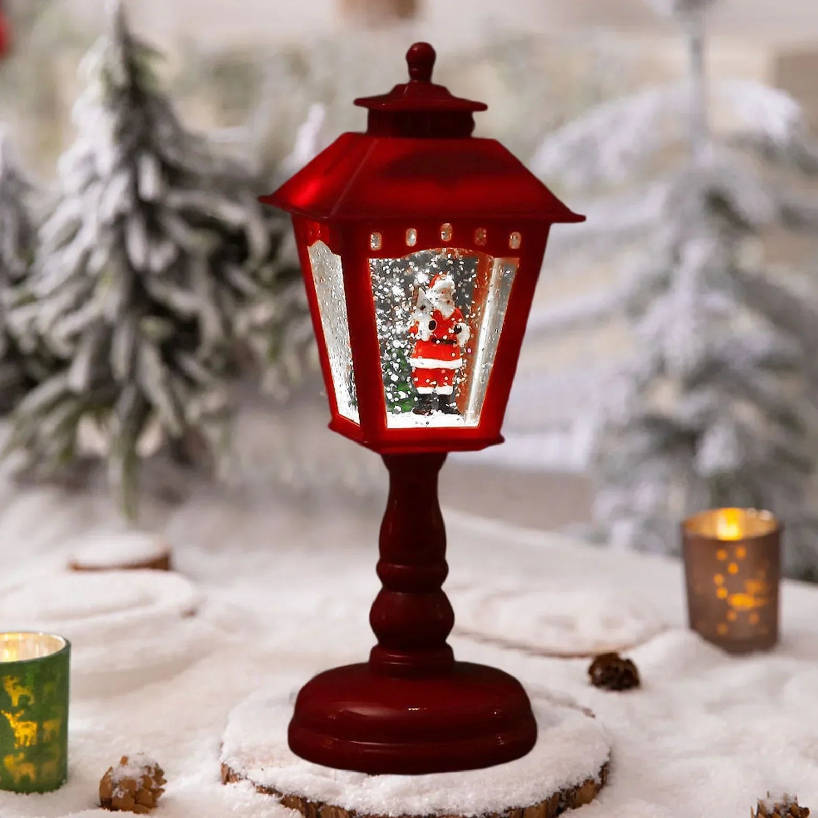 SantaGlow™ – Festive Table Lamp That Shines with Holiday Cheer
