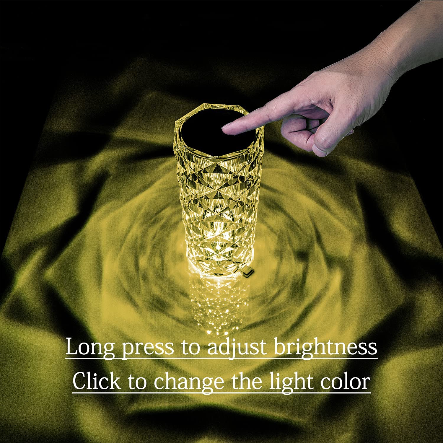 CrystalLamp™ - 3D crystal lamp with 16 colors