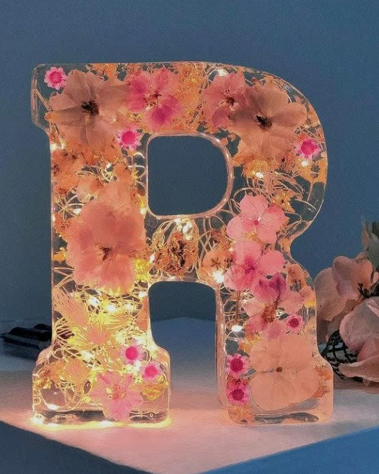 FloraGlow™ - Floral Resin Light