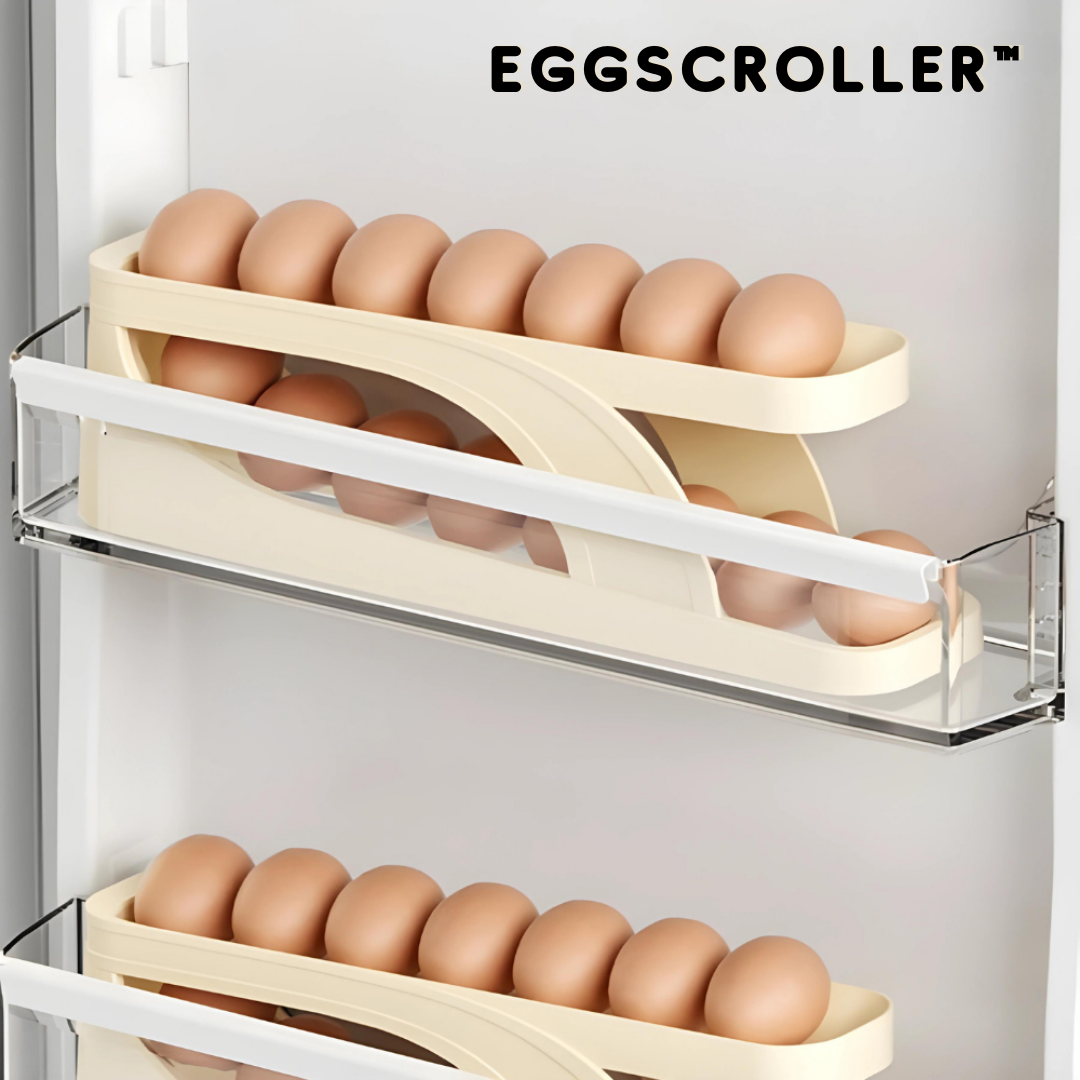 1+1 FREE | EggScroller™ – Self-Rolling Egg Dispenser for Fridge Freshness