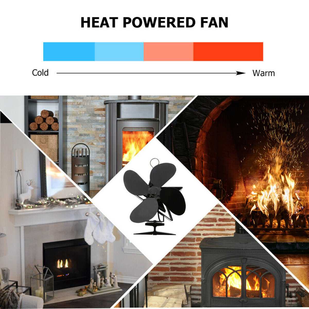 EcoFan™ - Heat-powered fan
