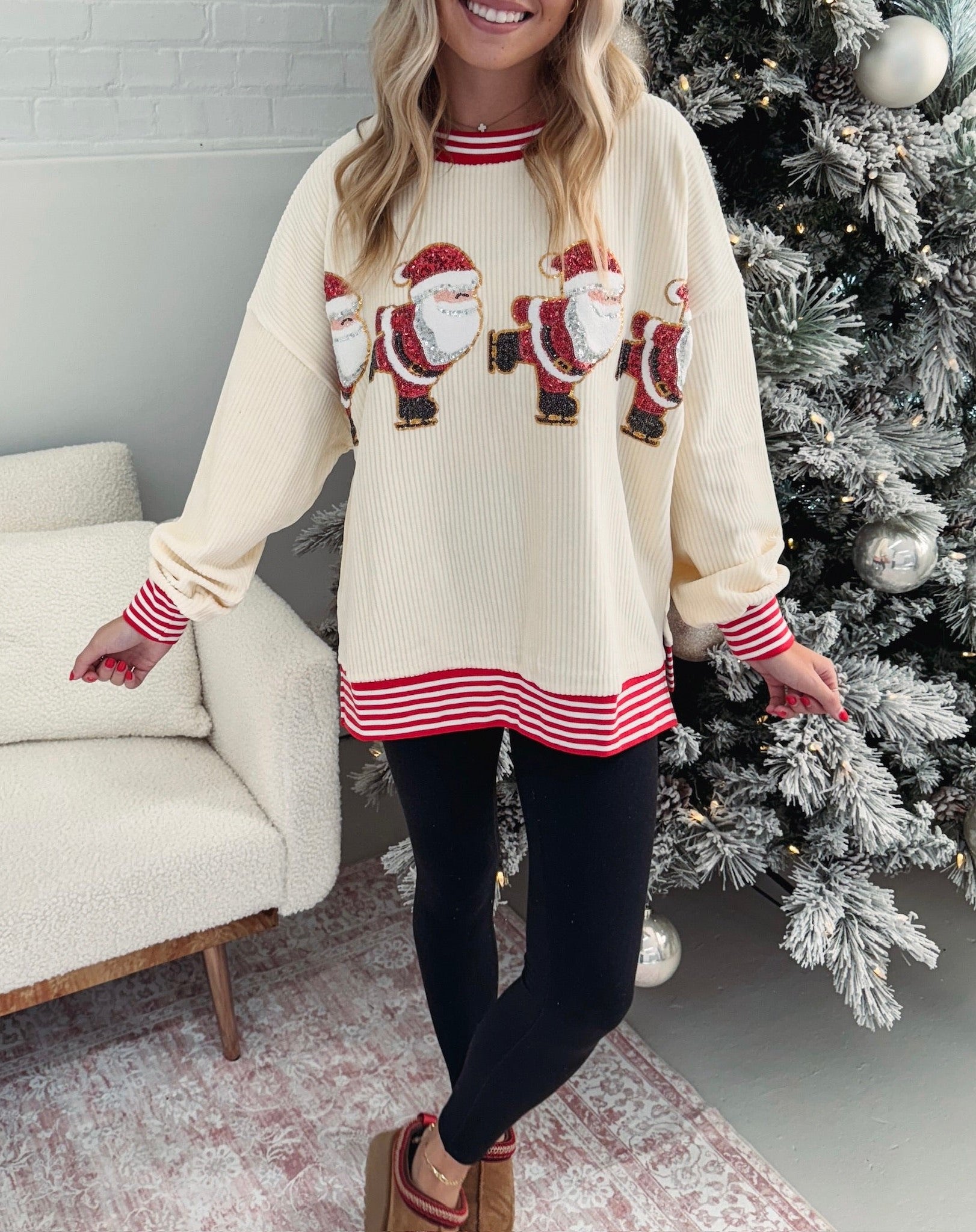 SantaSnug™ – Cute & Comfy Santa Sweatshirt for the Holidays