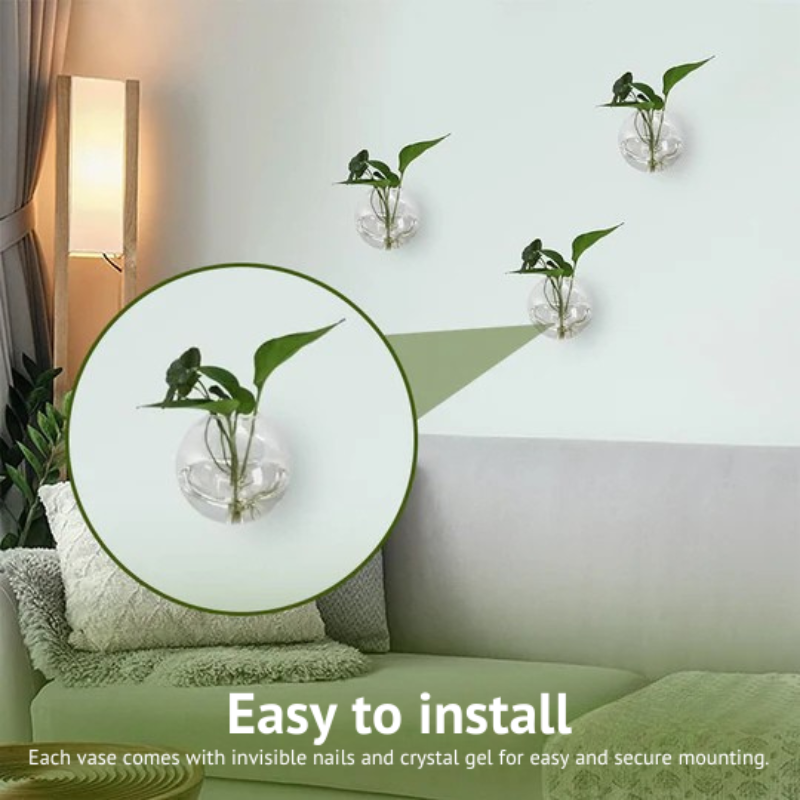 VerdeGlow™ – Self-adhesive wall vase