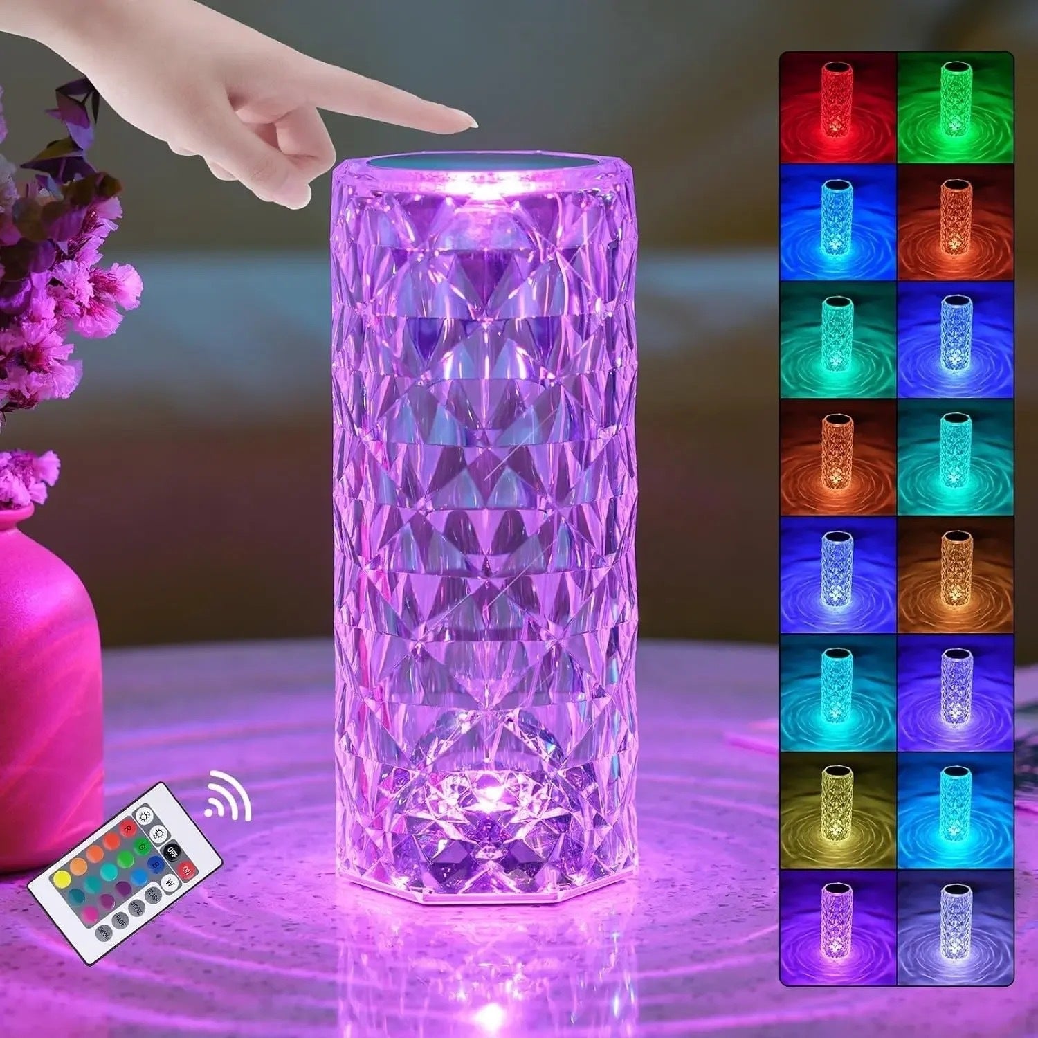 CrystalLamp™ - 3D crystal lamp with 16 colors