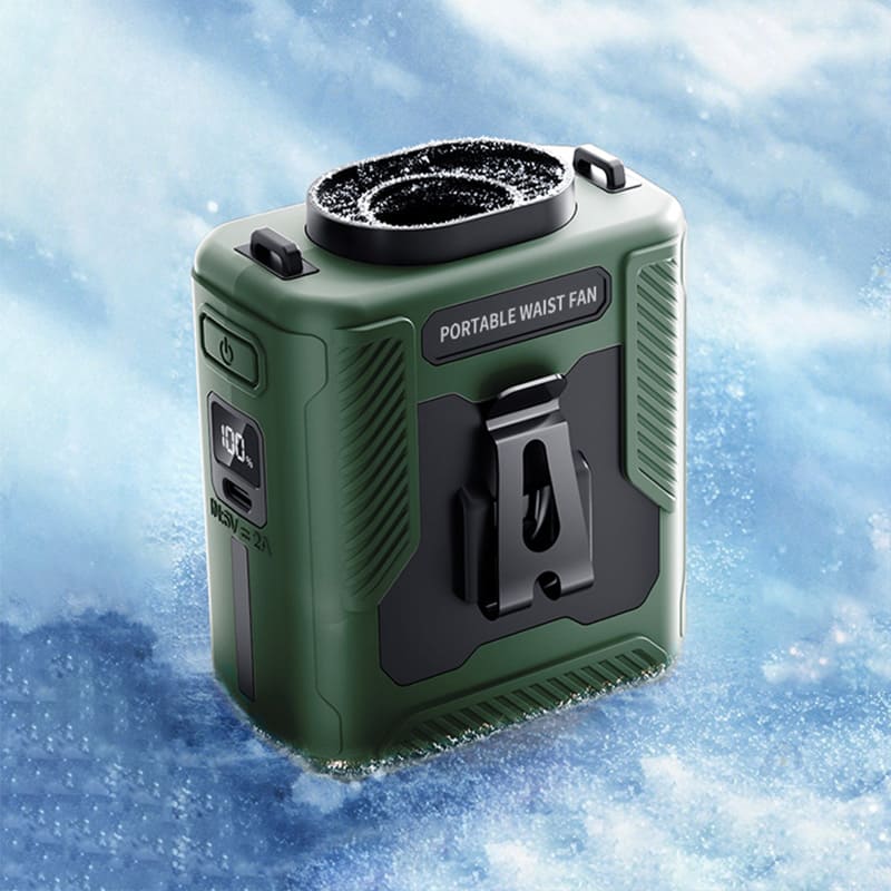 AirStride™ - Durable Waist Fan with Built-In Flashlight