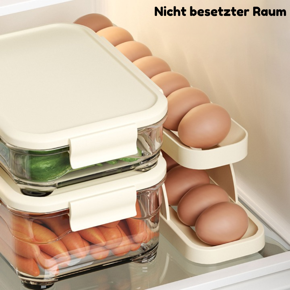 1+1 FREE | EggScroller™ – Self-Rolling Egg Dispenser for Fridge Freshness