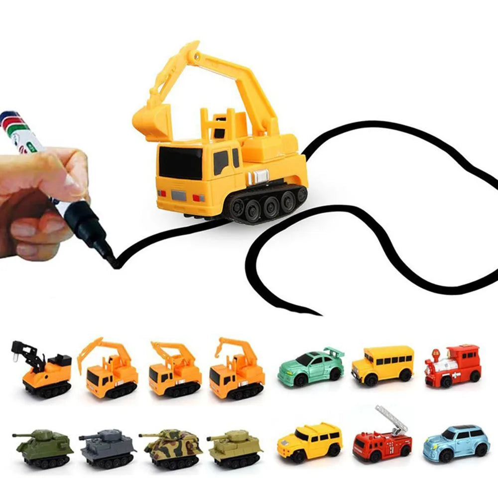 TrackiCar™ - Magical car follows drawn lines