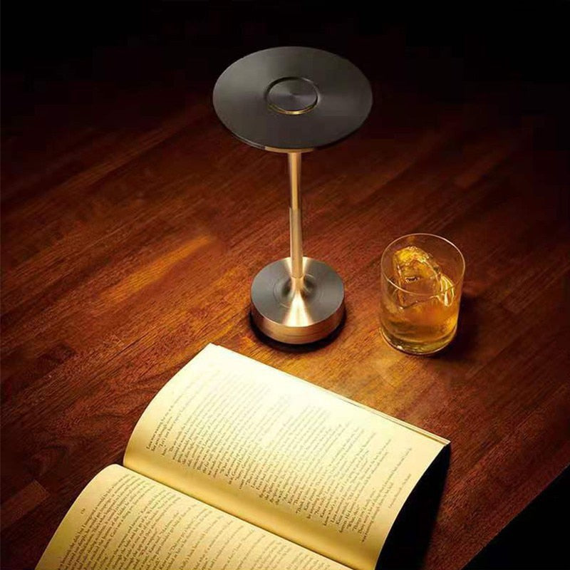 LuxeLumina™ - Dimmable Touch Lamp with USB Rechargeable Design