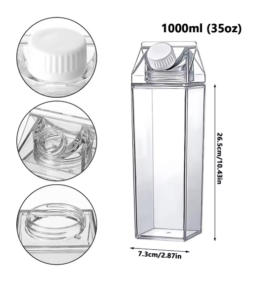 ClearSip™ – Transparent Drink Bottle