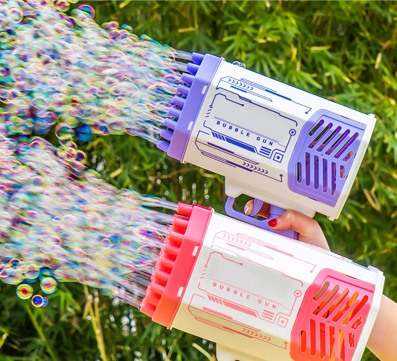 BubbleBazooka™ – Fill the Air with Hundreds of Bubbles in Seconds