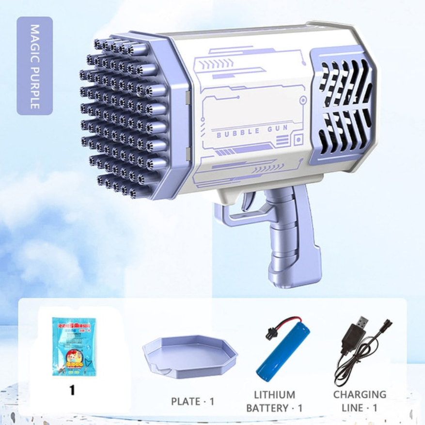 BubbleBazooka™ – Fill the Air with Hundreds of Bubbles in Seconds