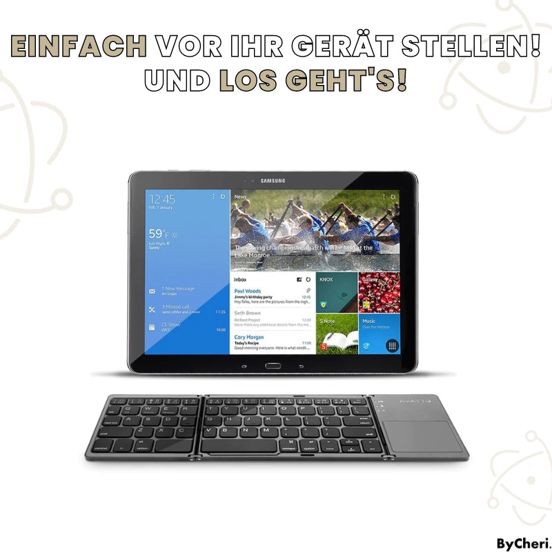 SlimTouch™ - Foldable Bluetooth Keyboard