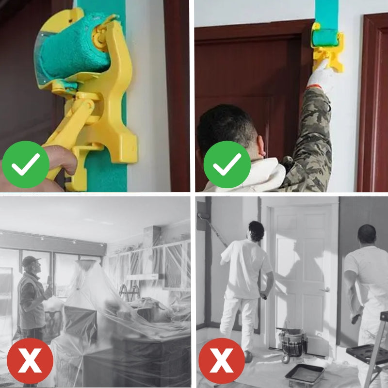 KIT + 3 FREE paint rollers | TapelessEdge™ - Perfect paint edges without masking tape