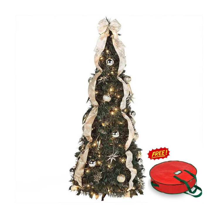 FoldaTree™ – Collapsible Pop-Up Christmas Tree for Easy Festive Setup