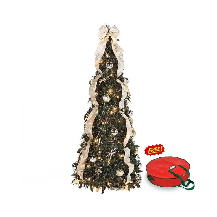 FoldaTree™ – Collapsible Pop-Up Christmas Tree for Easy Festive Setup