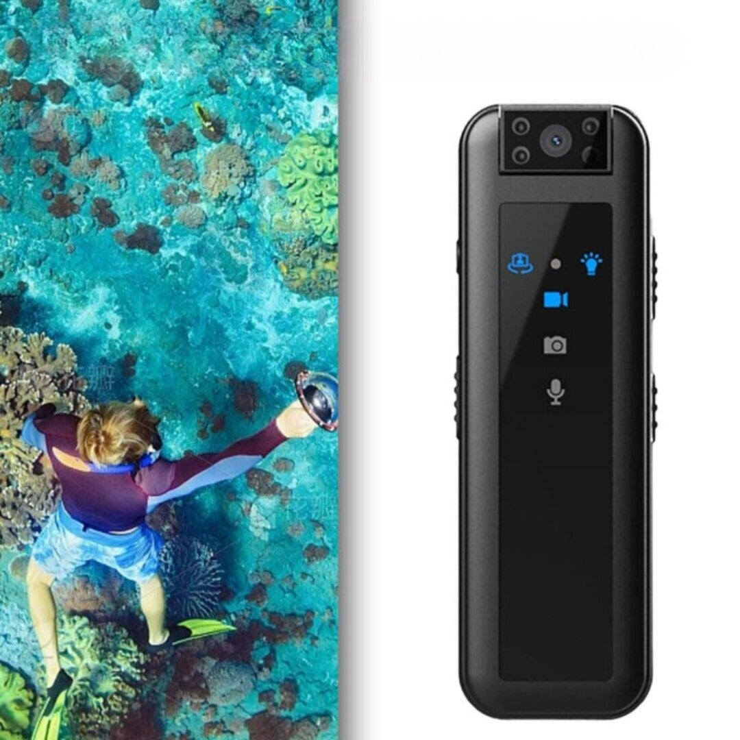 ClipCam™ - Compact Wearable Camera for Hands-Free Recording