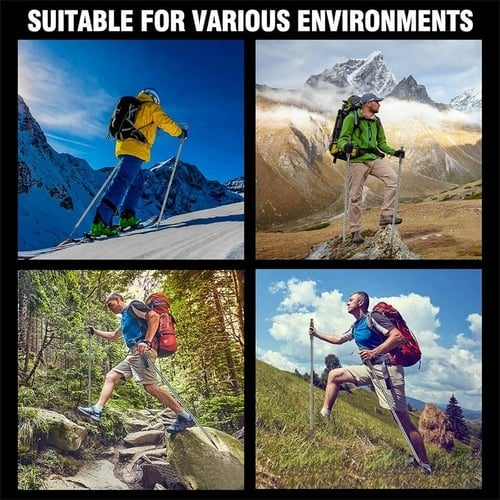 ForgeTrek™ - Adjustable aluminum hiking stick