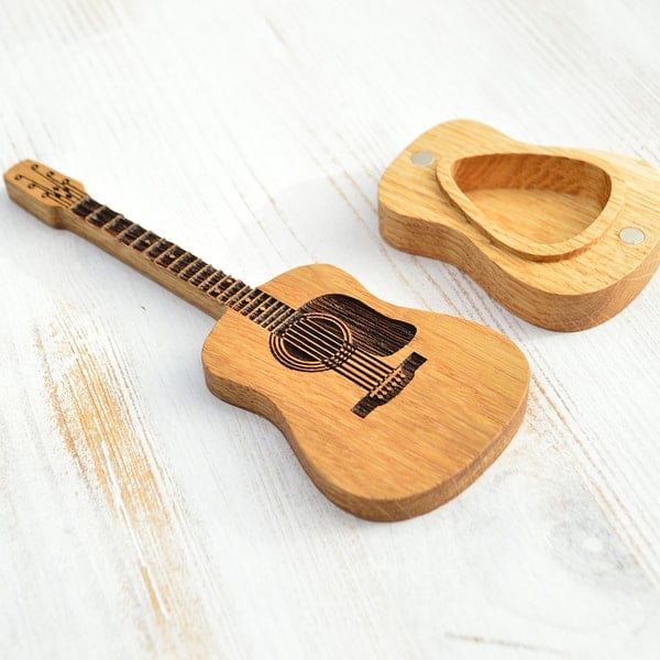 GuitarHolder™ - Personalized Pick Box