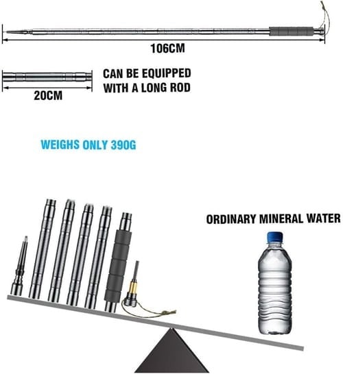 ForgeTrek™ - Adjustable aluminum hiking stick
