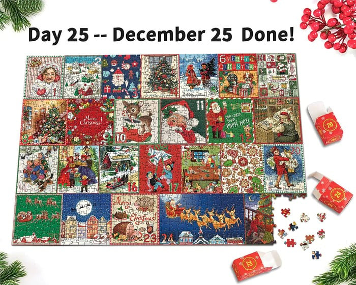 PuzzleJoy™ – 24 Days of Christmas Fun in One Puzzle