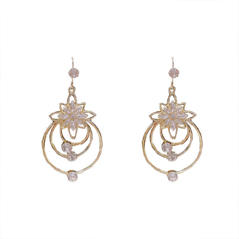 2+2 FREE | Lotessa™ - Lotus Crystal Earrings in 18K Gold Plated Sterling Silver