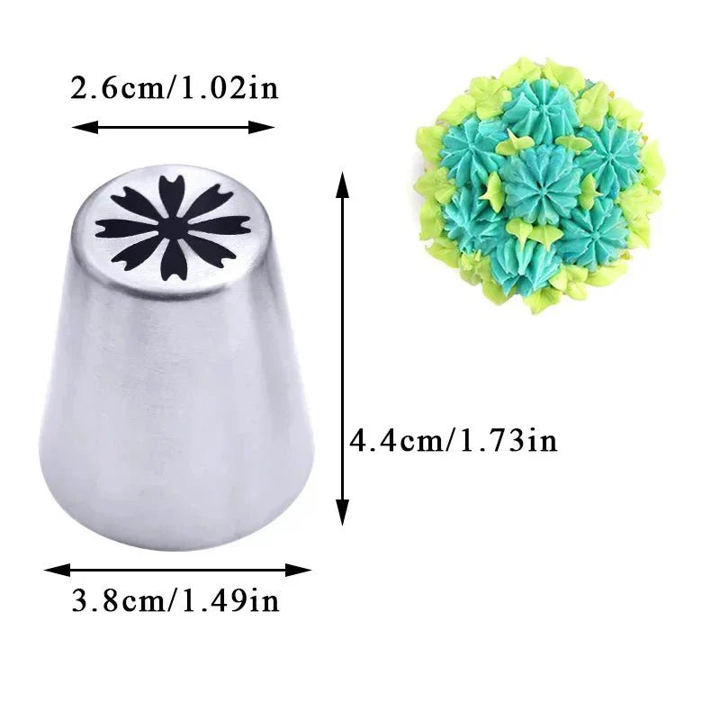 BakeFloral™ – 23-Piece Russian Tulip Piping Set for Beautiful Cake Designs