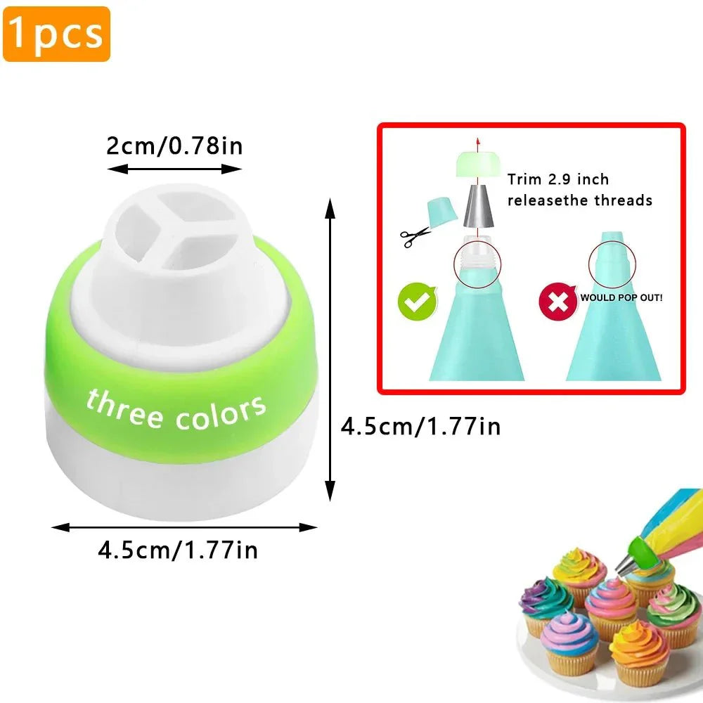 BakeFloral™ – 23-Piece Russian Tulip Piping Set for Beautiful Cake Designs