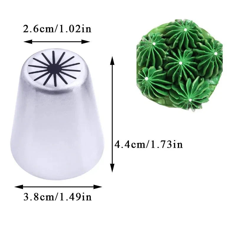 BakeFloral™ – 23-Piece Russian Tulip Piping Set for Beautiful Cake Designs