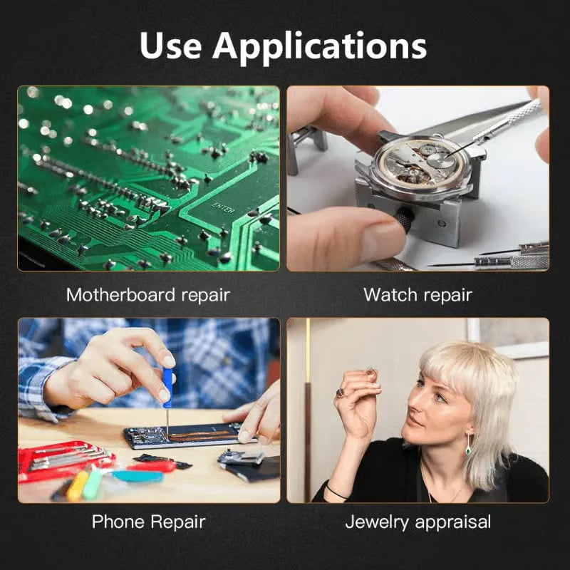 OptiWear™ -  Adjustable Headband Magnifying Glass