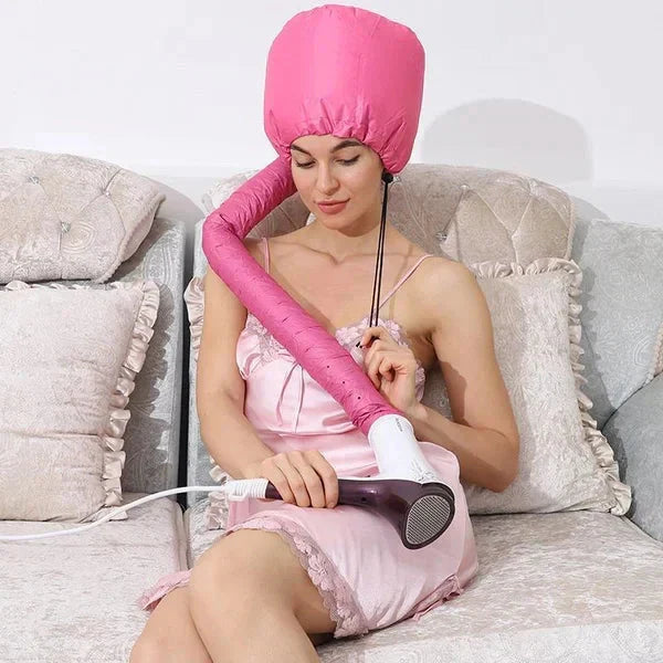 CurlCocoon™ - Bonnet Dryer Cap
