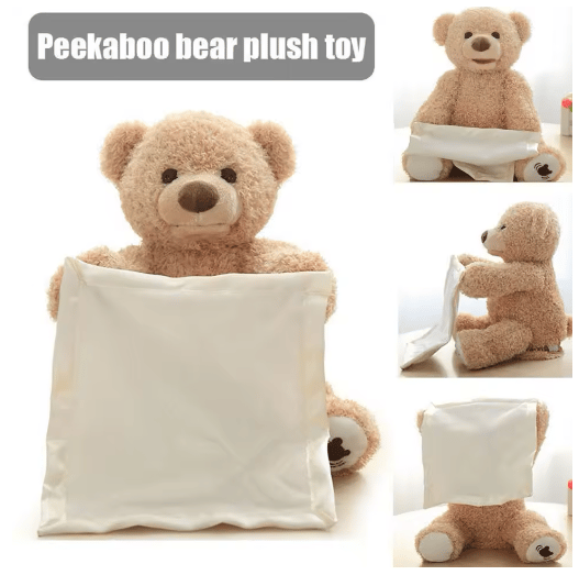 HugHarmony™ - Peekaboo Plush Bear