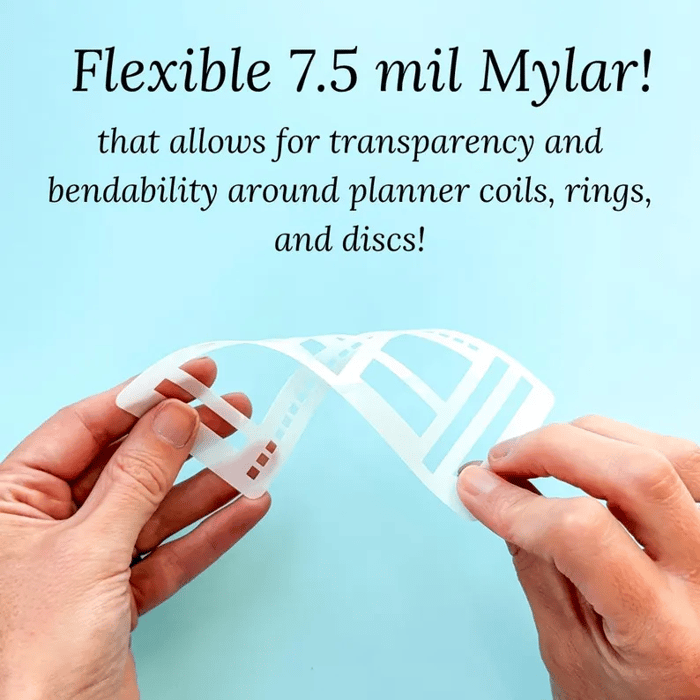 CraftFlex™ – Flexible Mylar Planner & Journal Stencils Set