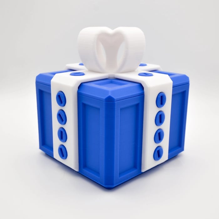 GiftBox™ – 3D Printed Puzzle Box for Funny Gift Giving