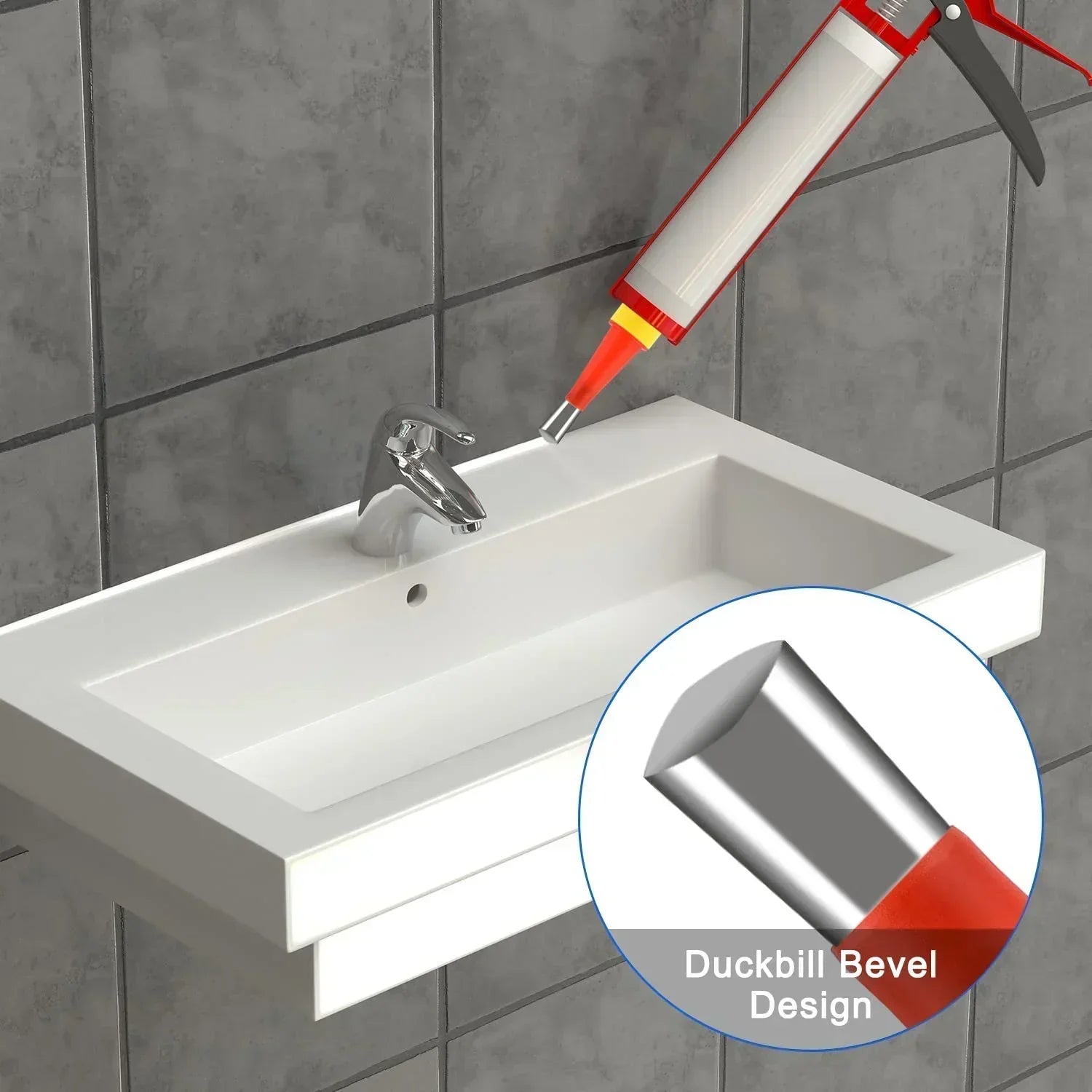 SealTailor™ - Simplify Home Repairs with Professional-Grade Caulking Nozzles